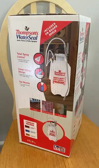 New Thompson's 2-Gallon Deck, Fence, and Patio Sprayer, View more