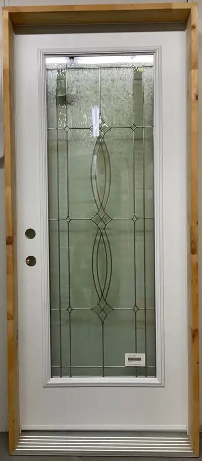1450PSM Porte d’acier 34″D Blanche Évangéline zinc 23×65, View more