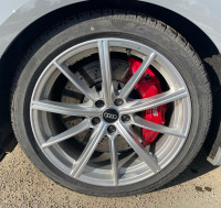 235/40/19 96V Pirelli Performance Winter Tires on OEM Audi Rims