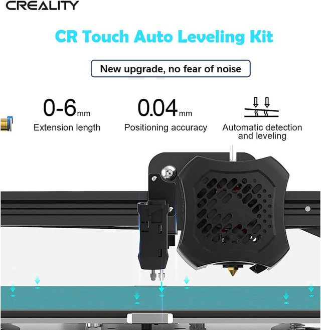 Creality CR Touch Ender 3D Printer Bed Leveling Sensor Kit in Hobbies & Crafts in City of Toronto - Image 4