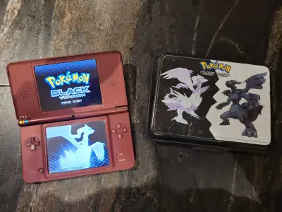 DSi XL + Pokemon Black + Case + Charger , View more