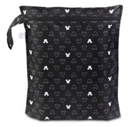 Wet Bag: Mickey Mouse Icon Black + White STOCK# 9316