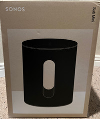 Sonos Sub Mini in Black - Brand New In Box