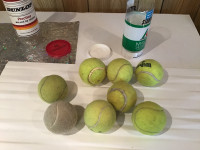 Lot de 8  balles de tennis