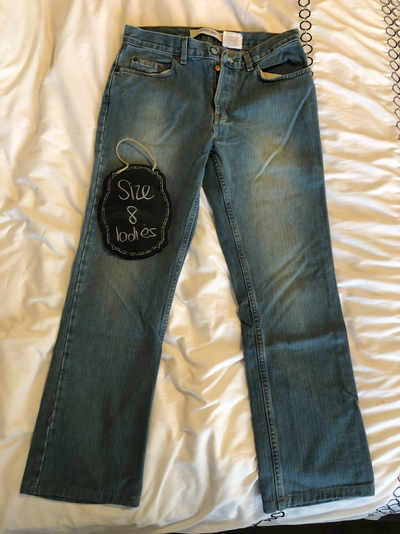 Women's boot Cut button fly jeans - 8 short, View more