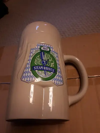 Steam Whistle 1 L Oktoberfest Beer Stein Lederhosen case of 6, View more