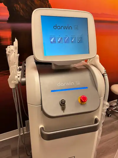 Darwin with IPL, Thermal RF, RF microneedling, Bare 808 and HIFU for sale. Manufactured Dec 2023. Ge...