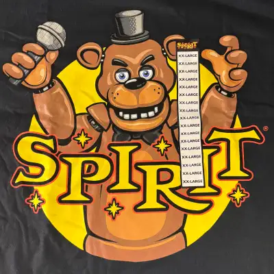 SPIRIT HALLOWEEN X FIVE NIGHTS AT FREDDY'S FREDDY FAZBEAR SHIRT, View more