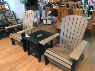 High Seat Two Toned Adirondack Chairs, View more