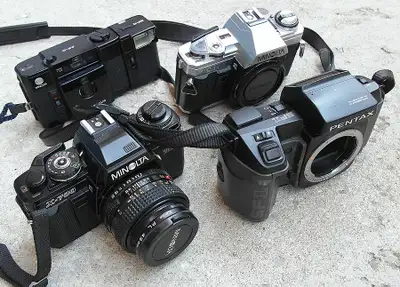 Minolta / Pentax Film Cameras, View more
