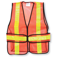New Hi-Vis CSA A79R Traffic Safety Vest 5 Point Tear Away