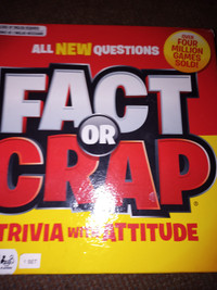 ADULT  TRIVIA  FACT  OR  CRAP  BOARD  GAME