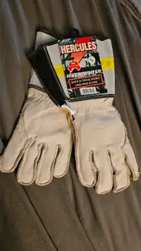 Hercules Linemen Leather winter Work Gloves size small