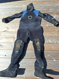 Scuba dry suits by Bare.