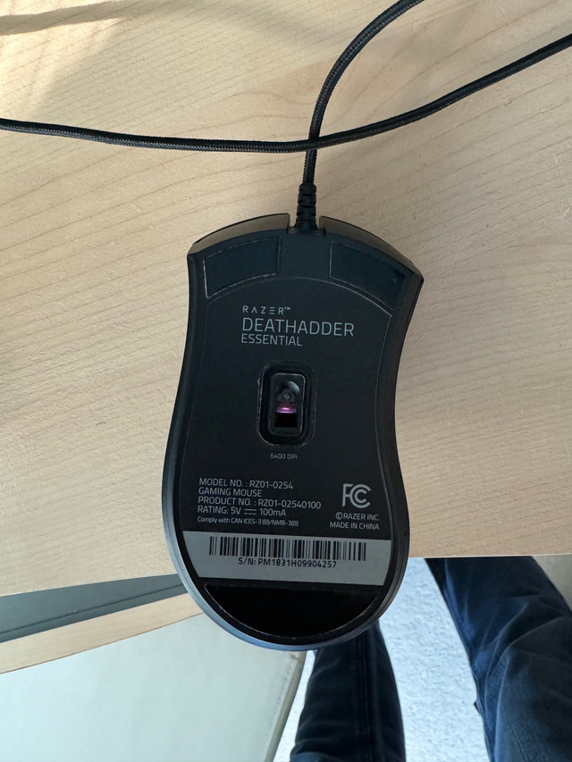 Razer Deathadder essential mouse in Mice, Keyboards & Webcams in Bedford - Image 2