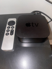 Apple TV 4K 2nd generation 32 GB with remote and cable