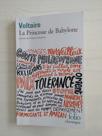 Livre - La Princesse de Babylone de Voltaire