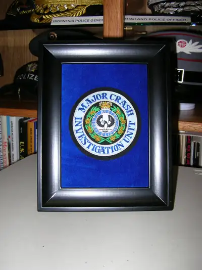 South Australian Major Crash  investigation Unit. Bullion Plauqe, View more