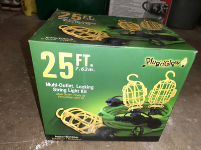1- heavy duty 50 feet 12 Guage new$35 2-25 feet string light new $30 3-nexxtech professional hex cri...