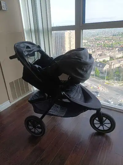 Evenflo Folio3 Jogging Travel System w/ LiteMax Infant Car Seat, View more