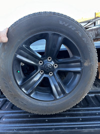 (4) Goodyear Wrangler Tires and Wheels