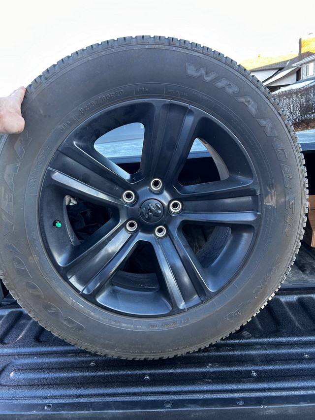 (4) Goodyear Wrangler Tires and Wheels in Tires & Rims in Prince Albert