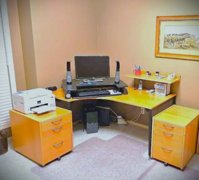 Ikea  Corner Office Work Desk Study Table Easy Installation62863731540737121