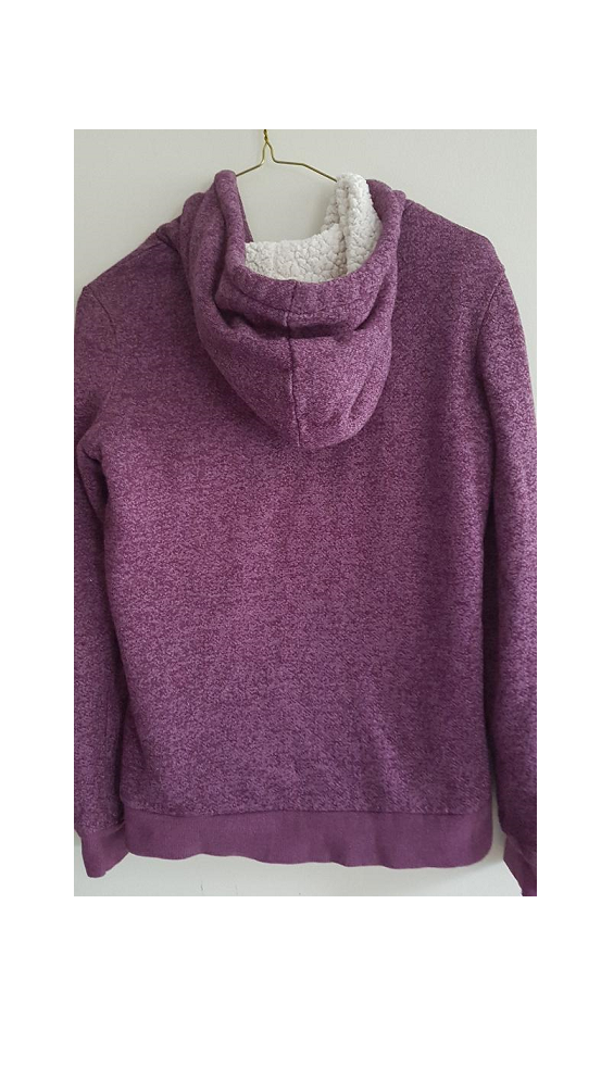 Roxy Womens Size S Purple Maroon Sherpa Lined utility Jacket in Women's - Tops & Outerwear in Markham / York Region - Image 3