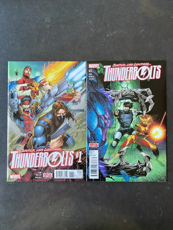 Thunderbolts # 1 & 2 (2016 Marvel Comics Series)
