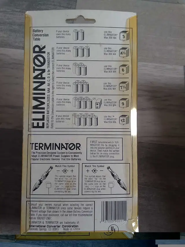 Battery eliminator AC converter  in General Electronics in Yarmouth - Image 3