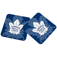 NHL Hockey Toronto Maple Leafs 2 Piece Ceramic Coaster Set