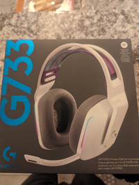 Logitech G733 gaming headphones in box