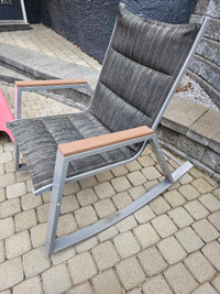 Pair of outdoor rocking chairs