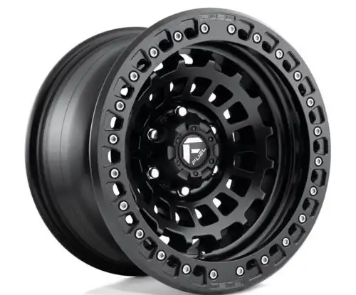 Black 17" 5x127 rims for sale : Fuel Zephyr in Tires & Rims in City of Toronto - Image 2