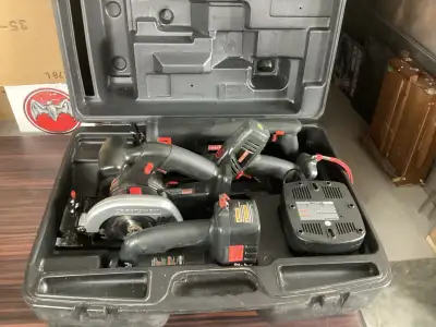 Craftsman  19.2v 4 piece Cordless Tool Set (used), View more