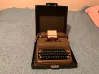 Dactylo (Typewriter) marque Smith-Corona 1958-1960 avec case