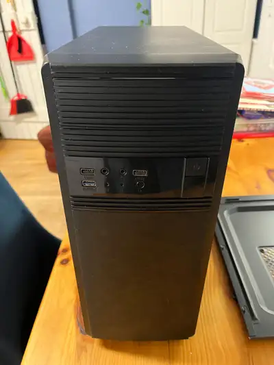ATX PC Case, Black, View more