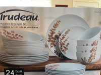 Trudeau porcelain dinnerware set