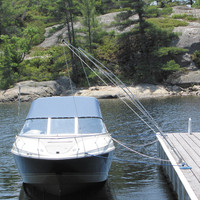 Fouet d'amarrage (dock edge) pour bateau