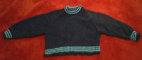 Toddlers Baby Sweater 8 Lilac Navy & Blue Stripes $50.00 New