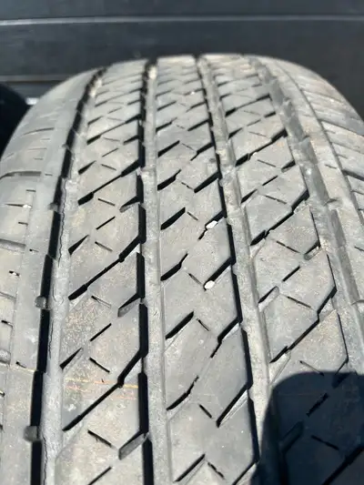 Two Bridgestone Dueler H/T 255/70/17 all season tires in good condition $40 each