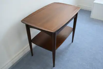 Mid Century Walnut End Table, View more