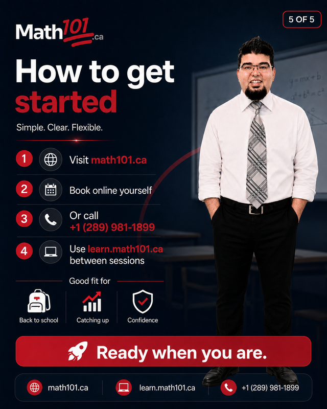 Math Tutor | Math101.ca | Grades 3–12 & University | Mississauga