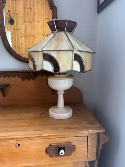 vintage oil lamp, View more