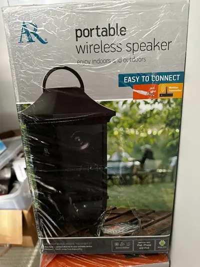 Wireless Outdoor Speaker New in Box qty:3 available , View more