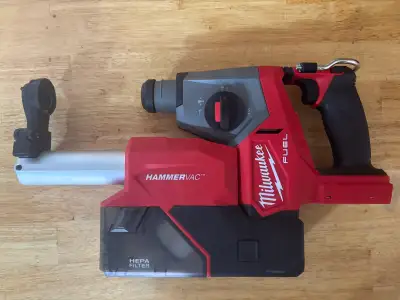 M18 FUEL 5/8 SDS-Plus Rotary Hammer w/Dust Extractor. Sells $600, View more