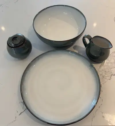 Ceramic Serving Platter, Bowl, Cream & Sugar set, View more