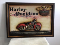 Harley Davidson 3D Wood Sign/Plaque $100