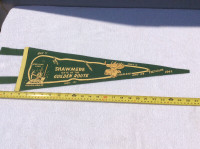 Rare 1962 SHAWMERE GATE OF THE GOLDEN ROUTE pennant !