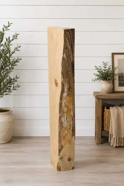 Live Edge Red Pine Mantel or Shelf, View more